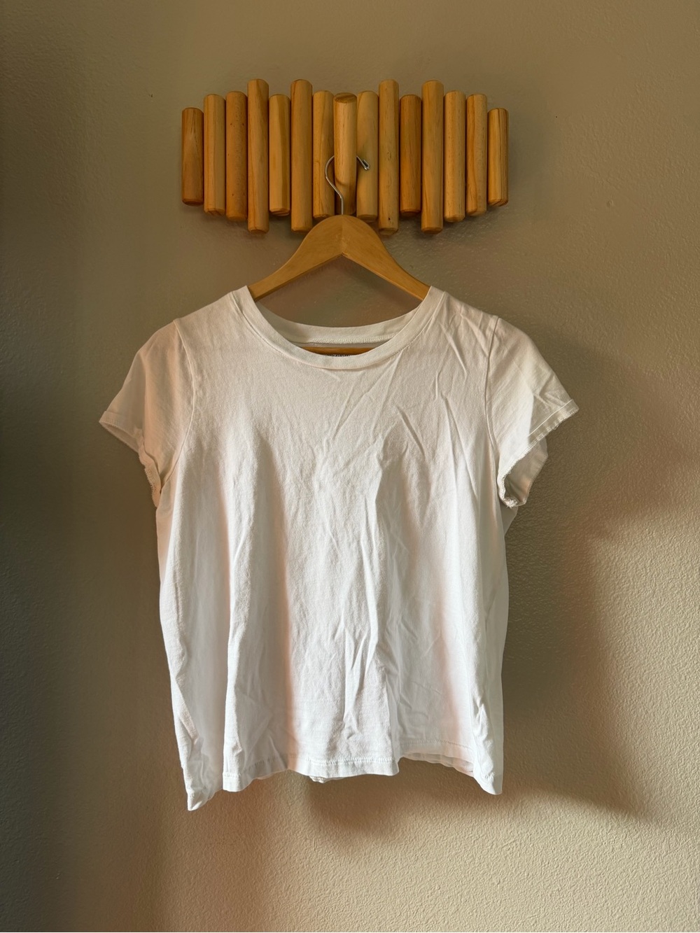 Madewell White Short Sleeve Crewneck Tee